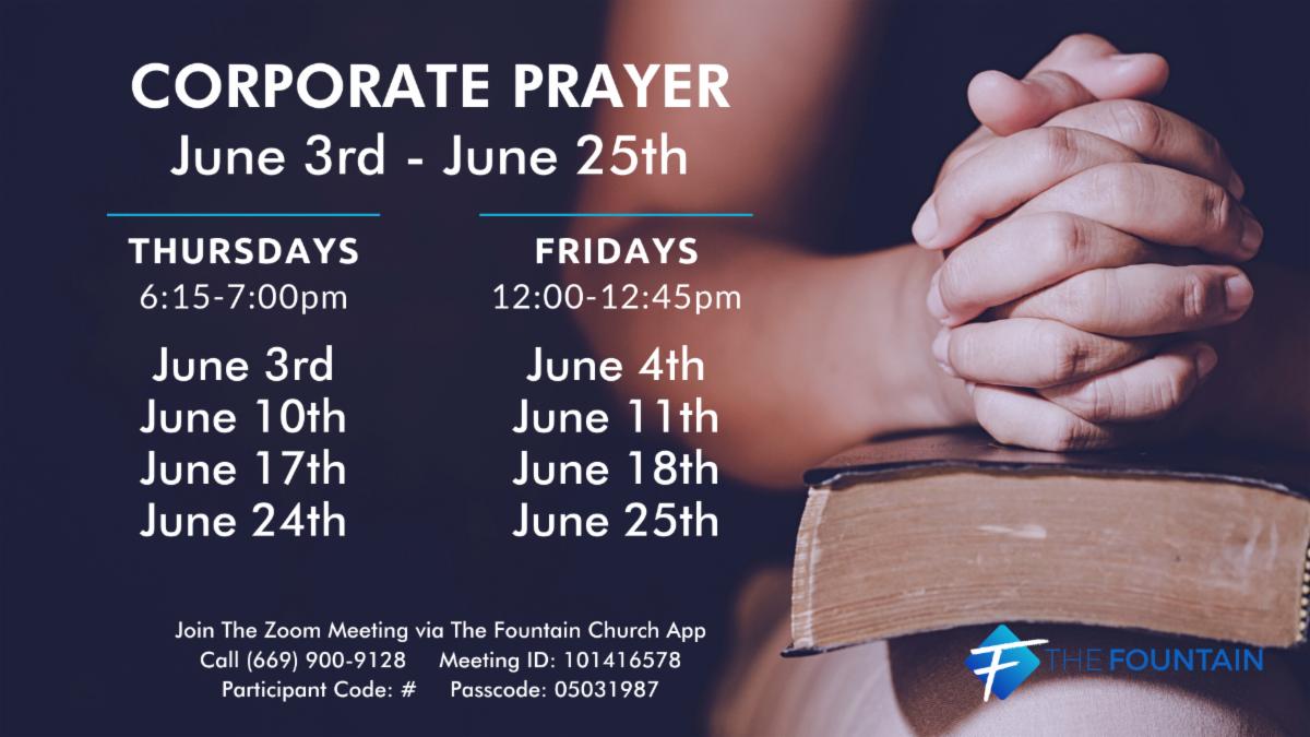 Thursday Corporate Prayer