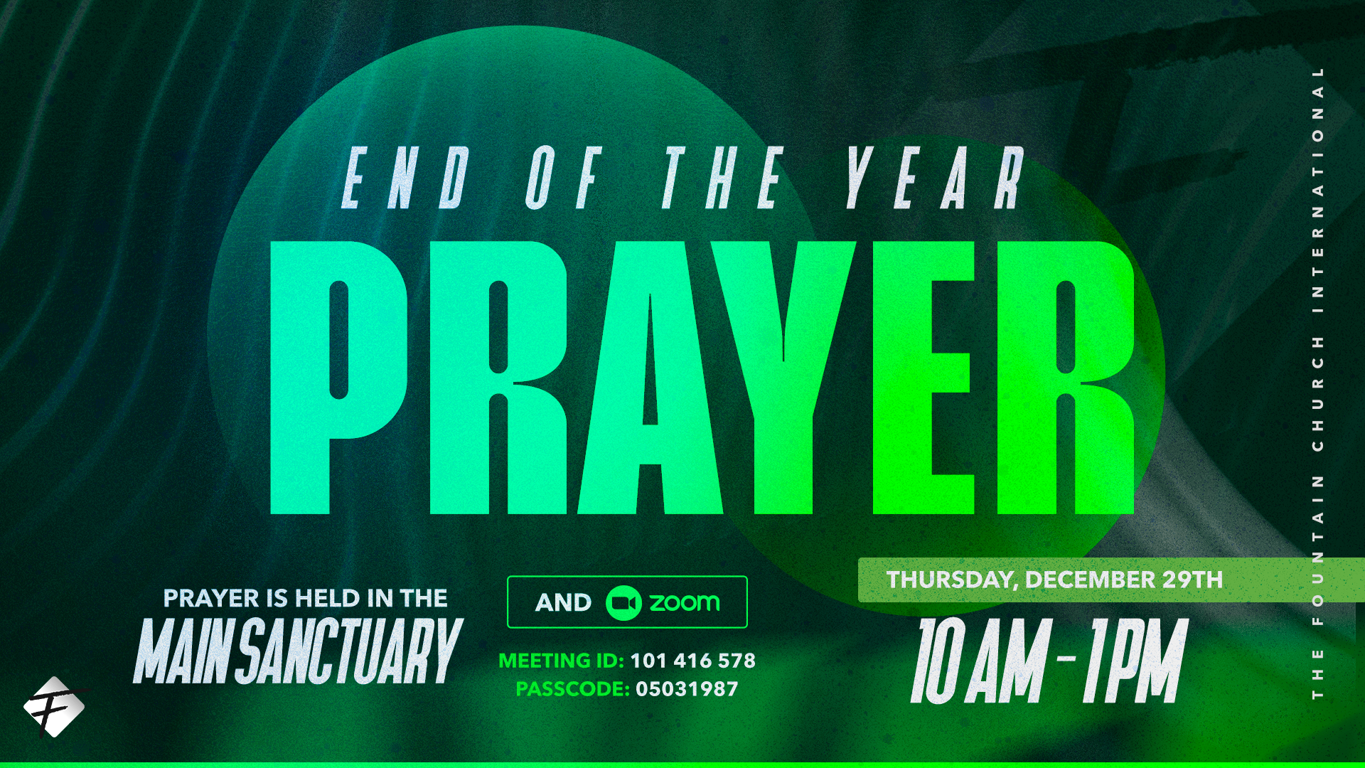 End of the Year Prayer