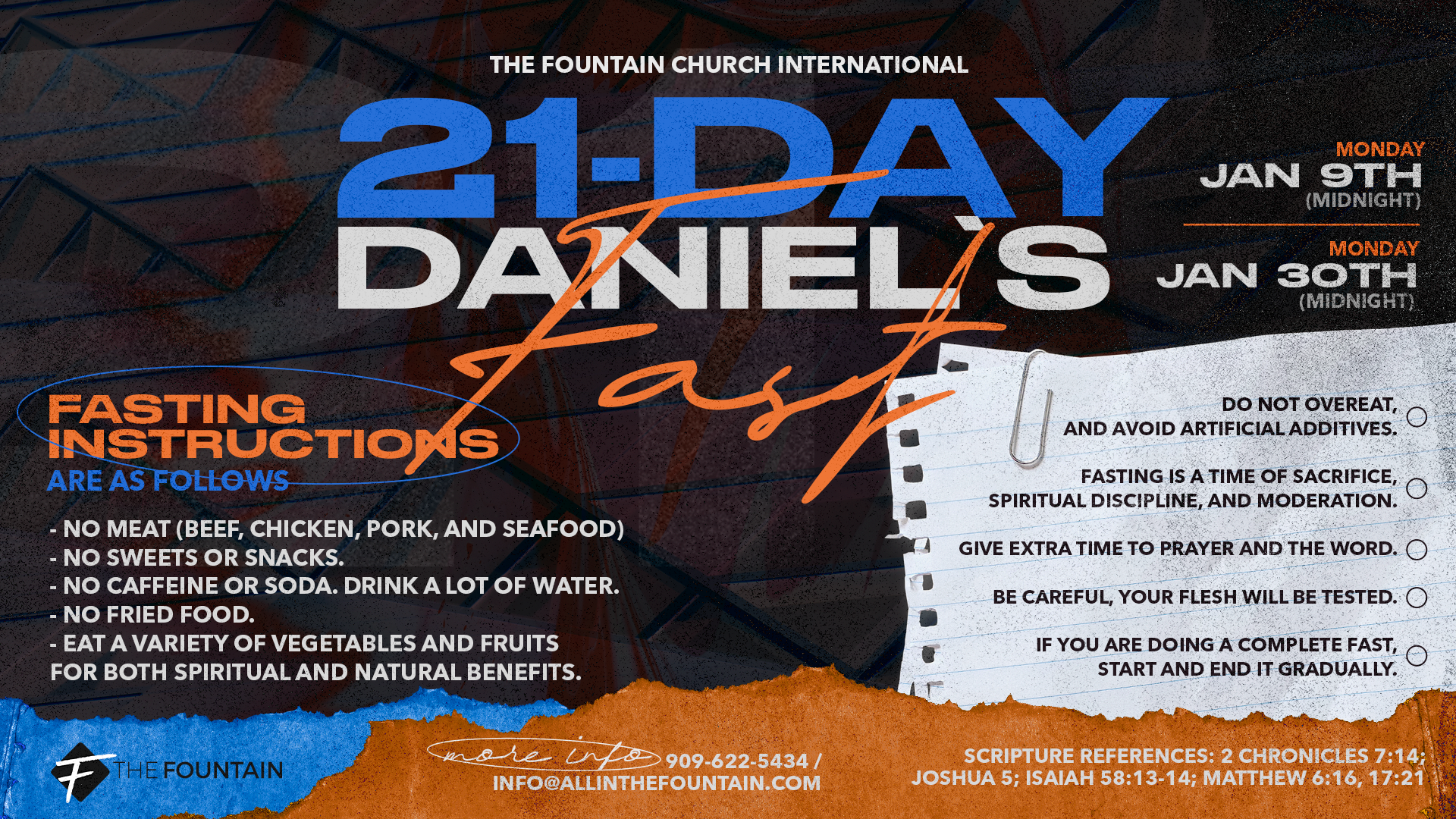 21-Day Daniel's Fast