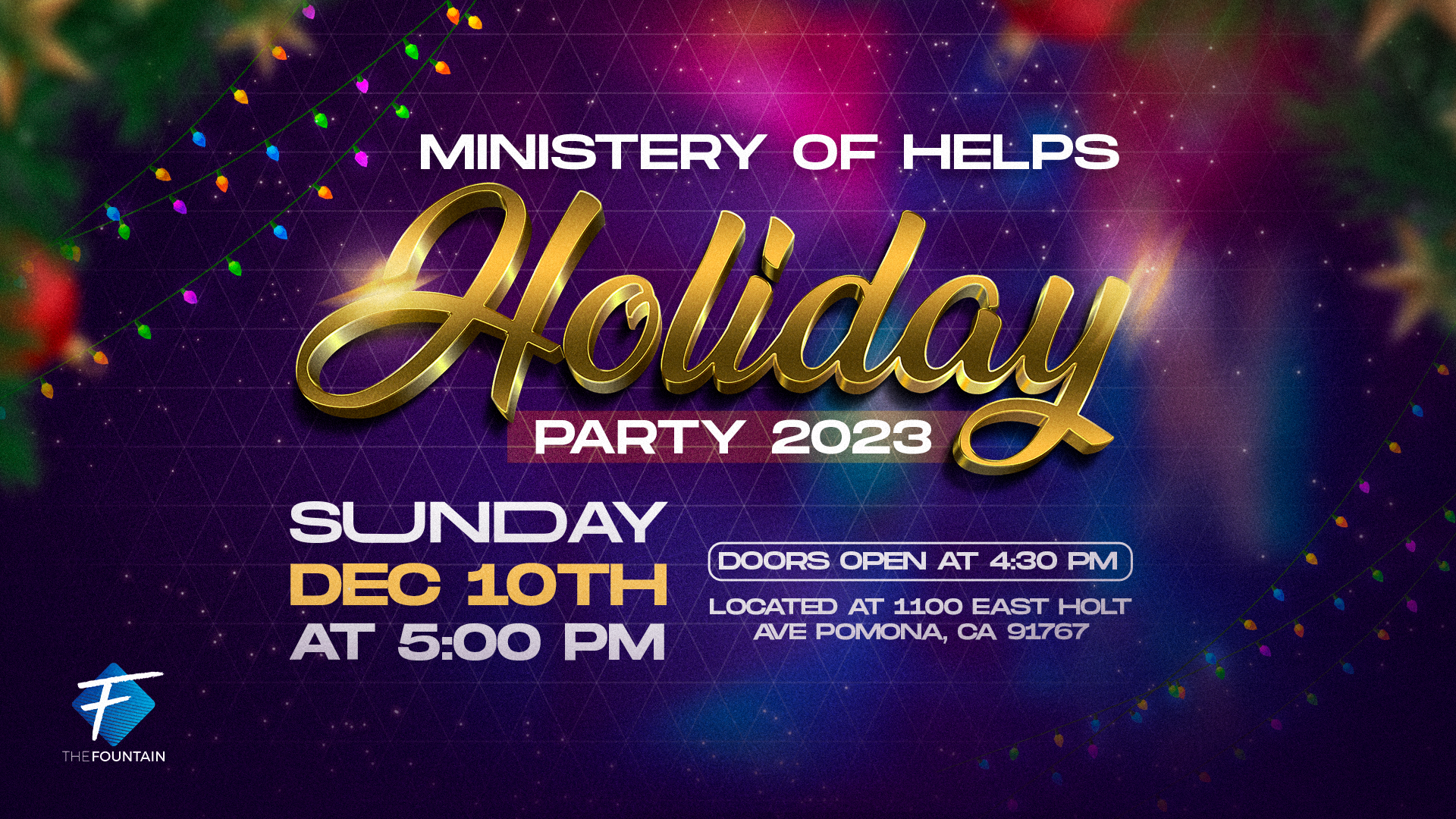 Ministry of Helps 2023 Holiday Party