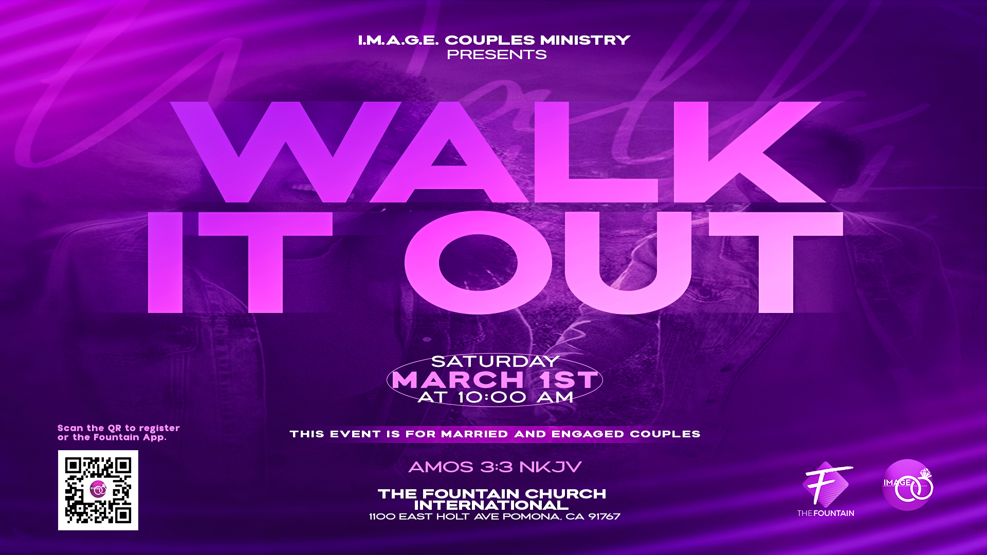 IMAGE Couples Ministry presents Walk it Out